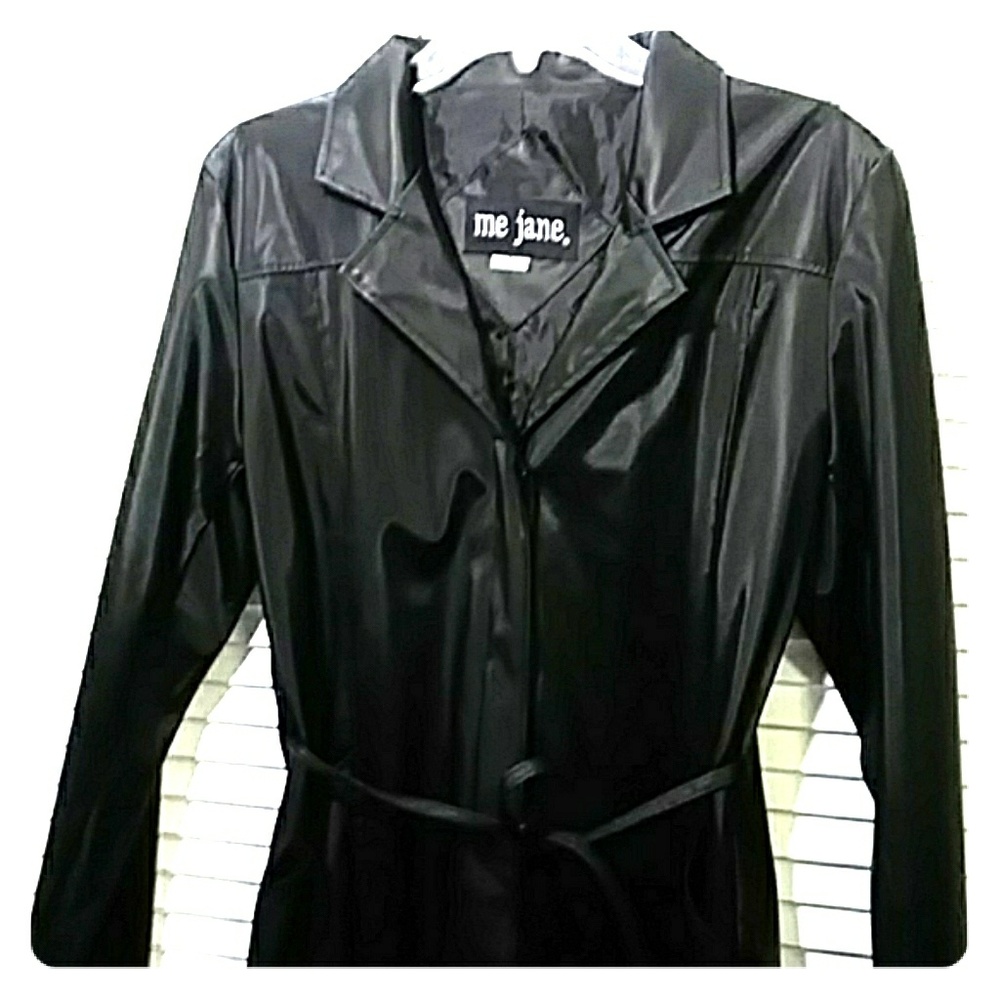 Black Trench Style Jacket